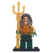 Aquaman (Golden Suit) King of Atlantis DC Universe Minifigure Gift For Kids - £2.28 GBP