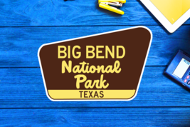 Big Bend National Park Texas Sticker 3.75&quot; Vinyl Decal - £4.34 GBP