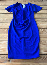 blume London NWT women’s maternity wrap MIDI dress size 10 blue O7 - £19.87 GBP