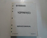 2006 06 Yamaha YZFR6V (C) YZFR6V Moto Service Atelier Réparation Manuel OEM - $79.99
