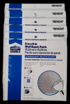 Five Aluminum Wall Hole Repair Patch 6&quot; x 6&quot; Fiberglass Mesh Galvanized ... - $16.00