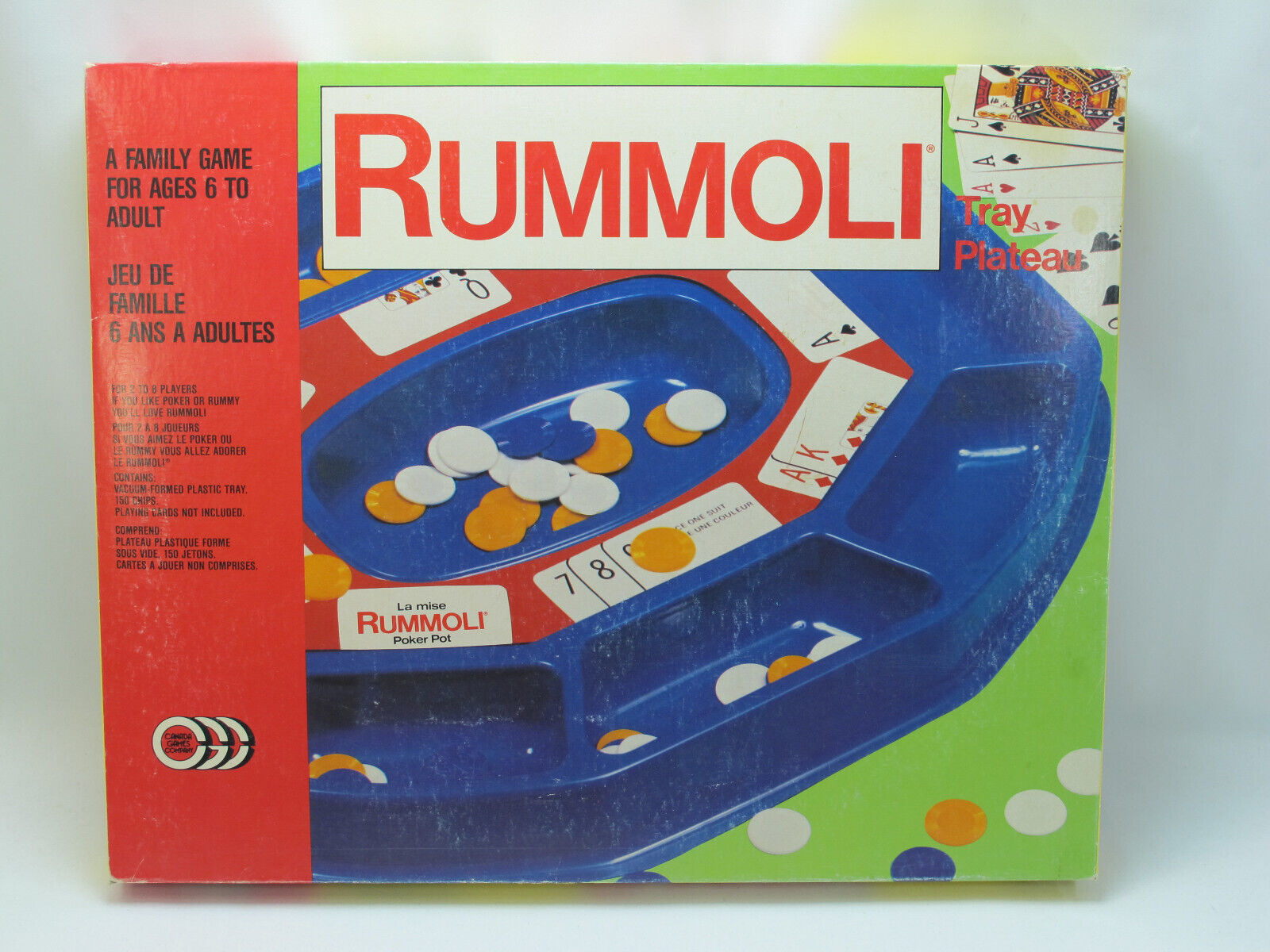 Rummoli Game Tray & Chips 1980’s Canada Games Bilingual Excellent Plus Condition - $34.56