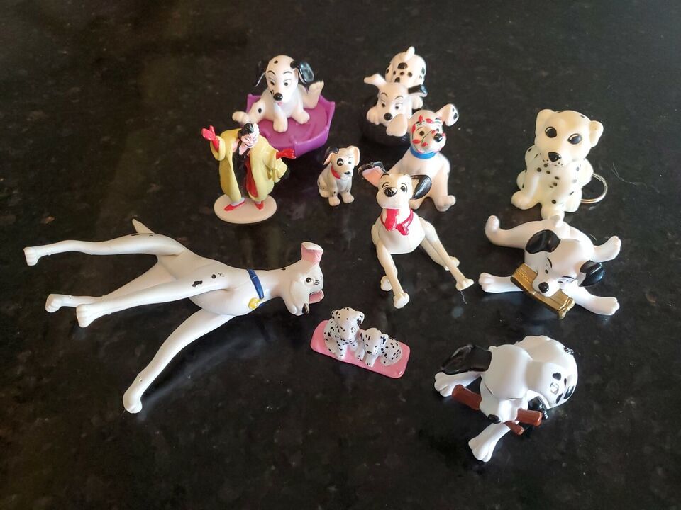 Primary image for Vintage Walt Disney 101 Dalmatians Mixed Figure Lot of 11 Different Figures
