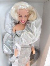 New 1993 Dsi Marilyn Monroe 12&quot; Vinyl Doll ~ Silver Gown Diamond Dazzle - £34.53 GBP