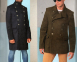 Vogue V1853 Mens 40 to 46  Lined Double Breasted Coat Uncut Sewing Pattern - $23.11