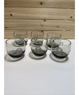 Oakland Raiders NFL 6 Vintage Smoked Roly Poly Cocktail Rocks Glass Bund... - $1,612.89 MXN