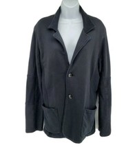 James Perse Women&#39;s Jacket Size 2 MDF2033 Black Button Up - £56.95 GBP