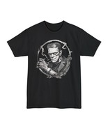 Frankenstein Tall Graphic T-Shirt, Halloween Tee, Horror Movie Shirt - €11,55 EUR+