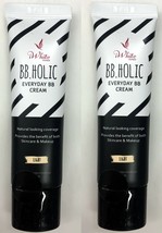 2 IWhite Korea BB.Holic Everyday BB Cream Natural Looking Coverage LIGHT... - £14.84 GBP