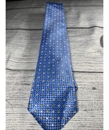 JOS. A. BANK Signature Collection 100% Silk Necktie Jacquard Geometric Blue - $15.00