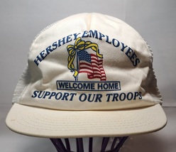 Hershey&#39;s milk Chocolate support our troops Golf baseball hat cap adjust... - £11.73 GBP