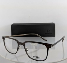 Brand New Authentic Rodenstock Eyeglasses RR 206 C Dark Copper Brown Frame - $73.65