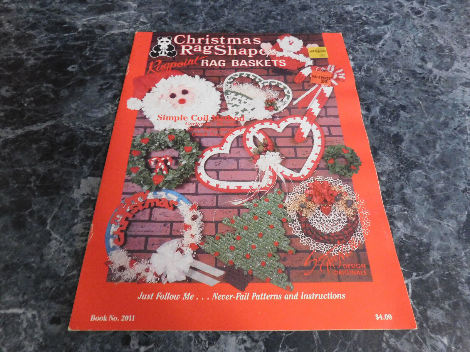 Christmas Rag Shapes Rag Backets No 2011 - $2.99