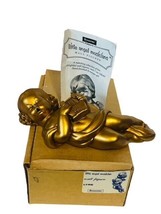 Bosson Chalkware Legend Little Angel Musician Wall Cherub figurine Lyre Harp box - £75.54 GBP