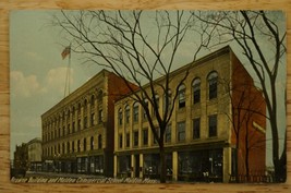 Vintage Postcard Browne Building Malden Commercial School Massachusetts 1912 - £11.66 GBP