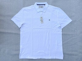 Original Penguin Men L XL White Classic Logo Regular Fit Pique Cotton Po... - $39.90