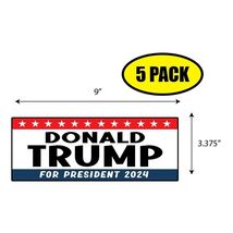 5 PACK 3.37"x 9" DONALD TRUMP FOR PRESIDENT Sticker Decal MAGA Gift BS0010 - $6.53 5 PACK 3.37"x 9" DONALD TRUMP FOR PRESIDENT Sticker Decal MAGA Gift BS0010 - $6.53