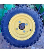 Pair (2) JD 828D Snowblower Wheel &amp; Tire Rim AM122181 M112202 AM122182 M... - $173.47 CAD