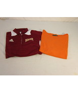 Two Large Shirts Orange Ralph Lauren and Red Denver Adidas Scorch shirt ... - €9,69 EUR