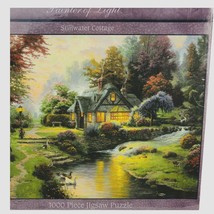 Thomas Kinkade 1000 PC Puzzle Stillwater Cottage - $27.24