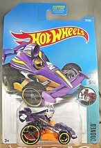 2017 Hot Wheels #29 Tooned 9/10 TARMAC ATTACK Purple w/Black OH5 Spokes Wheels - £5.79 GBP