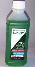 SHIP24H-Luxury 12oz 70% Isopropyl Alcohol First Aid Antiseptic W Wintergreen-NEW - £6.13 GBP