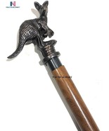 Brass Antique Kangaroo Handle Walking Stick Antique Solid Brass Nautical... - $49.50