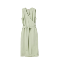 NWT Everlane Japanese GoWeave Sleeveless Wrap in Mint Green Midi Dress 2 - £48.34 GBP