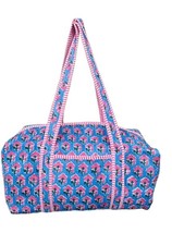 Large Size Beautiful Block Print Cotton Quilted Duffle Bag,Decoratulive ... - $662.05 MXN+