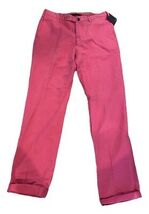NWT Men's Incotex  1951 Pink  Chinolino Pants Cuffed Straight Leg Size 34 - $85.49