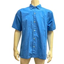 Tommy Bahama Big Sky Blue Al Fresco Tropics Camp Shirt, Size Large - £53.35 GBP