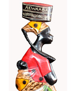 Akwaaba Welcome 14 &quot; Hand carved African Wall Art Wall Hanging Home Decor - $74.96 CAD
