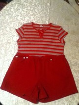 Ladies-Lot of 2-Size XL-Tommy Jean top-Size 10-Hilfiger shorts set/outfit - $17.75