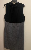 Merona Women’s Dress Size 16 Black Sleeveless Gray Bottom Bust 38” - £13.52 GBP
