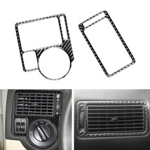 Real   Car Dashd Panel Side Air Condition Outlet Vent Trim Cover For VW Golf 4 J - £32.26 GBP