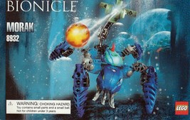 Instruction Book Only For LEGO BIONICLE  Morak 8932 Building - £5.20 GBP