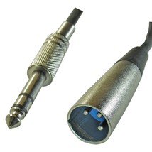 15 Ft Foot Feet 1/4&quot; Plug Balanced Trs To 3Pin Xlr Male Audio Patch Cabl... - $21.99