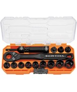 Klein Tools 65400 Knect 15-Piece Pass Through Socket Set,, Inch Drive Ad... - $90.04