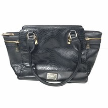 INC International Concepts Purse Black Faux Snake Print Handbag - £15.52 GBP