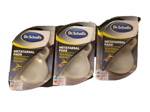 *Lot of 3 Pair* Dr Scholls Metatarsal Shoe Pads Mens / Womens Gel Ball Of Foot - $21.37