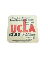 UCLA Bruins Athletics Ticket Stub Unknown Year Sport Football 1970s Vermeil - £7.12 GBP