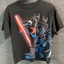 FifthSun Star Wars Shirt Boys XL All Over Graphic Storm Trooper LucasFilm Black - £9.48 GBP