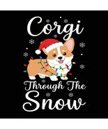 Corgi Through Snow PNG: Xmas Dog Art Christmas Clipart Corgi Through Sno... - €2,51 EUR