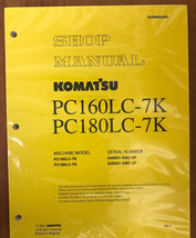 Komatsu Service PC160LC-7K, PC180LC-7K Shop Manual - $75.00