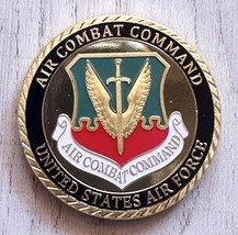 U S AIR FORCE AIR COMBAT COMMAND Challenge Coin - £11.81 GBP