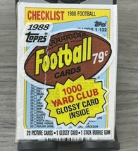 1988 Topps Football CELLO PACK - 30/ct Possible BO Jackson Rookie Card - £6.87 GBP