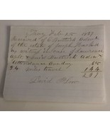 3 Handwritten Receipts 1867 Troy Michigan James Stanley George Nutting D... - £27.67 GBP