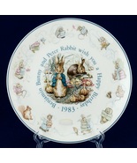 Wedgwood 1983 Peter Rabbit Happy Birthday Plate Beatrix Potter Benjamin ... - $13.70 CAD