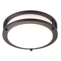 Led Flush Mount Ceiling Light,10 Inch,17W(120W Equivalent) Dimmable 1050Lm,3000K - £29.71 GBP