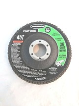 WARRIOR  4-1/2 in. x 7/8 in. 36-Grit Flap Disc with Fiberglass Backing - $14.84